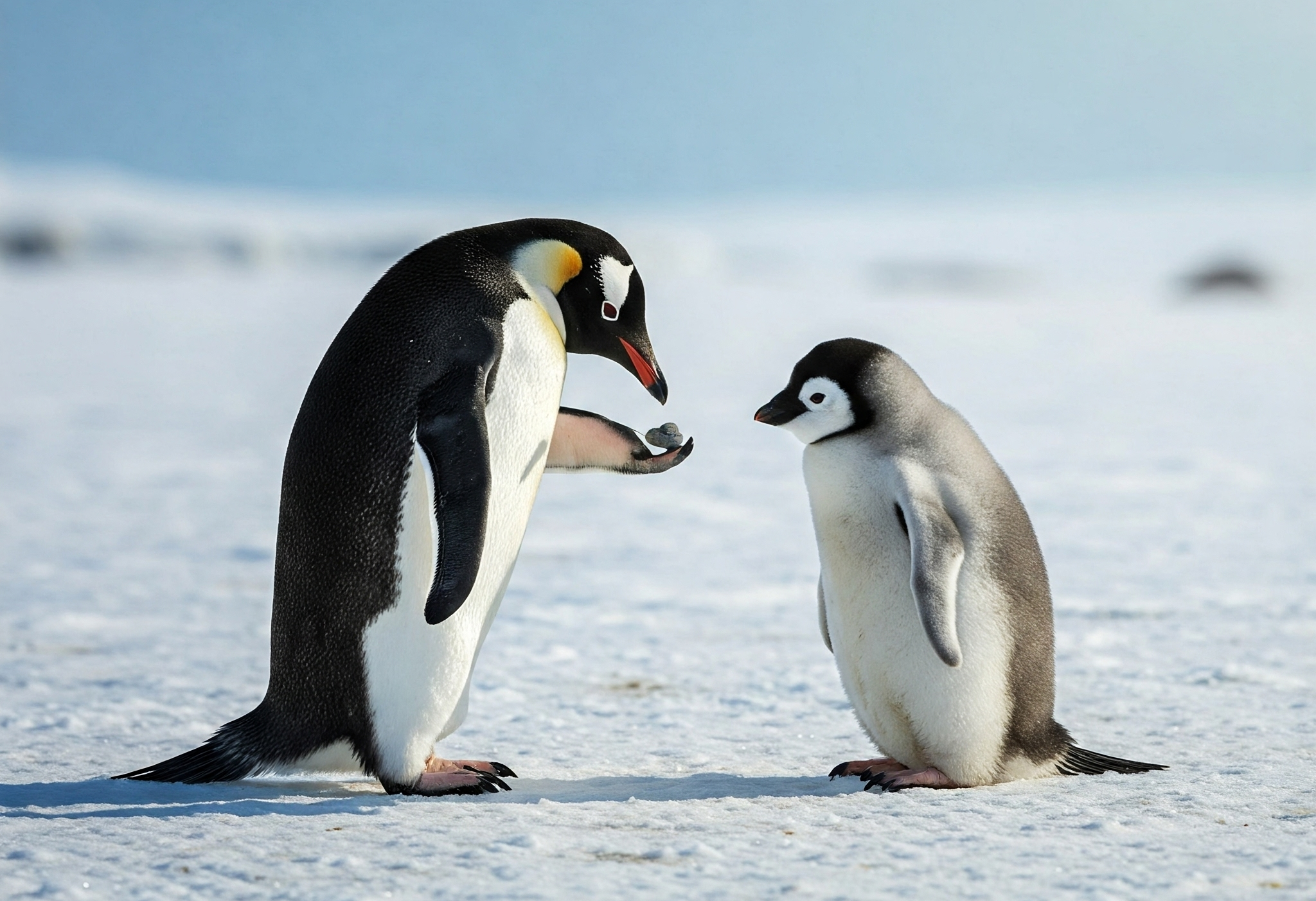 Proses Lamaran : Penguin Gentoo Memikat Dengan Batu Istimewa