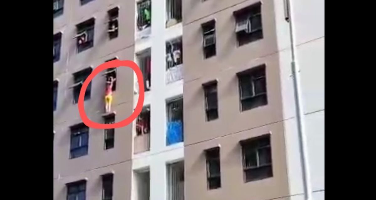 Aksi Nekat Ibu Panjat Lantai 6 Selamatkan 3 Anak